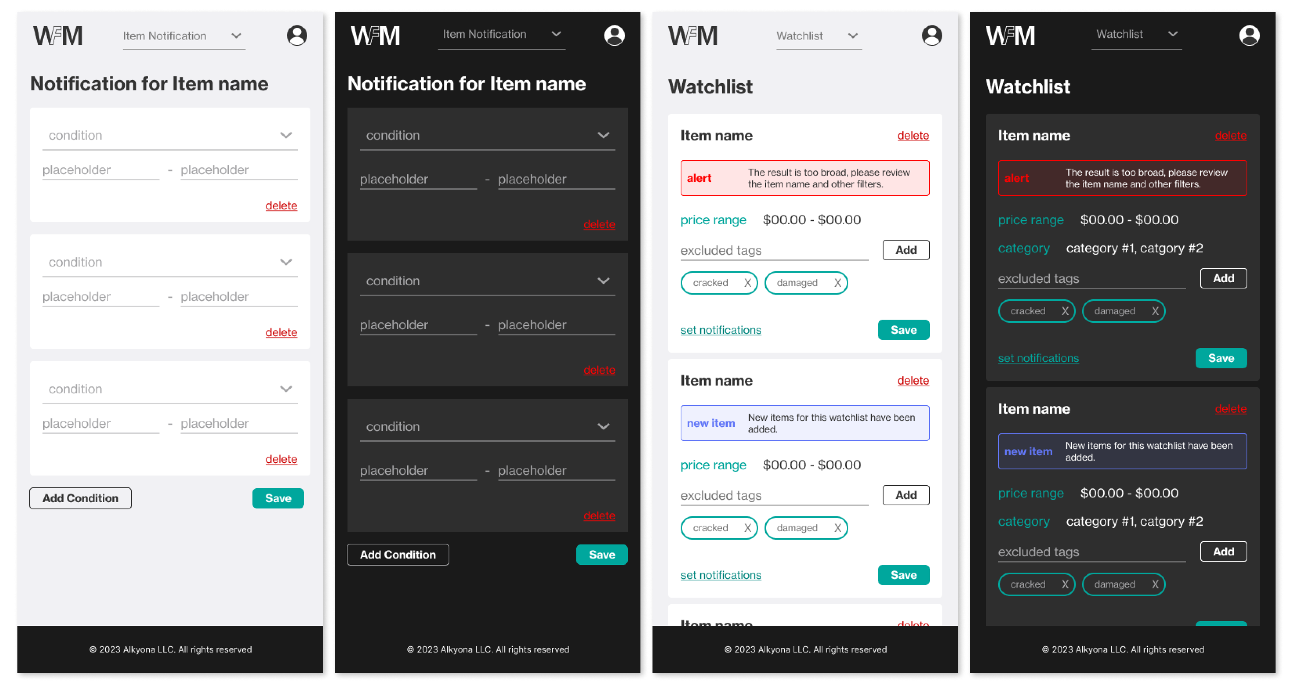 WFM Mobile-Friendly Responsive UI Design